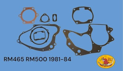 Suzuki RM465 RM500 RM 465 500 Engine Gasket Gaskets Set  ( 8 gaskets ) NEW!