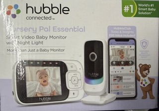 Hubble Connected Nursery Pal Essential Wi‑Fi Baby Monitor Alexa/Google 2‑Way