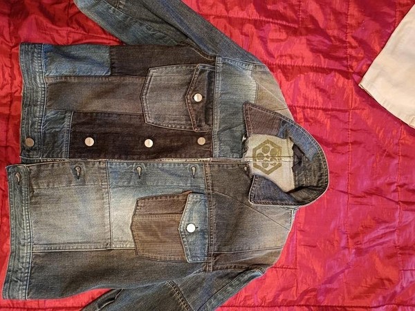 Men Karl Lagerfeld Jacket Navy Cotton M