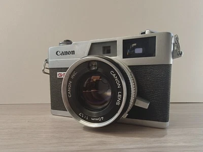 [Exc+4 /Cla'd] Appareil photo argentique 35 mm télémétrique Canonet QL17... - Photo 1/4