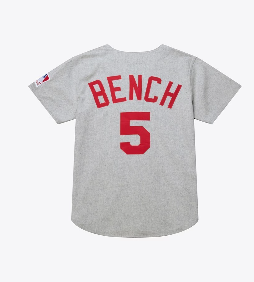 MLB Mitchell & Ness Cincinnati Reds #5 Baseball Jersey New Mens