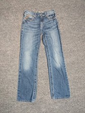 Ariat B4 Relaxed Jeans Youth Boys Size 16 Cowboy Western Denim Blue