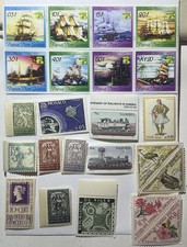 23 Stamps Countries 1940-1970 Mint Costa Rica Monaco Namibia New Guinea