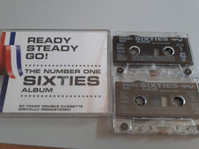 VARIOUS ARTISTS-READY STEADY GO THE NUMBER 1 60S DOUBLE CASSETTE TAPE ALBUM 1997