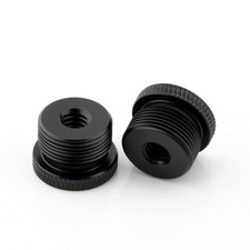 SAVITA 2pcs Mic Stand Adapter 1/4 Female to 5/8 Male Screw Thread Adapter Tripod
