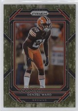 2022 Panini Prizm Forest Camo Prizm 7/15 Denzel Ward #73 n0c