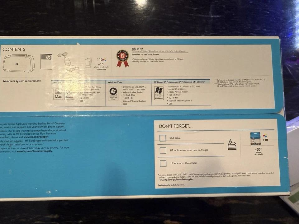 HP PhotoSmart A637 Digital Photo Inkjet Printer - Image 4 of 4