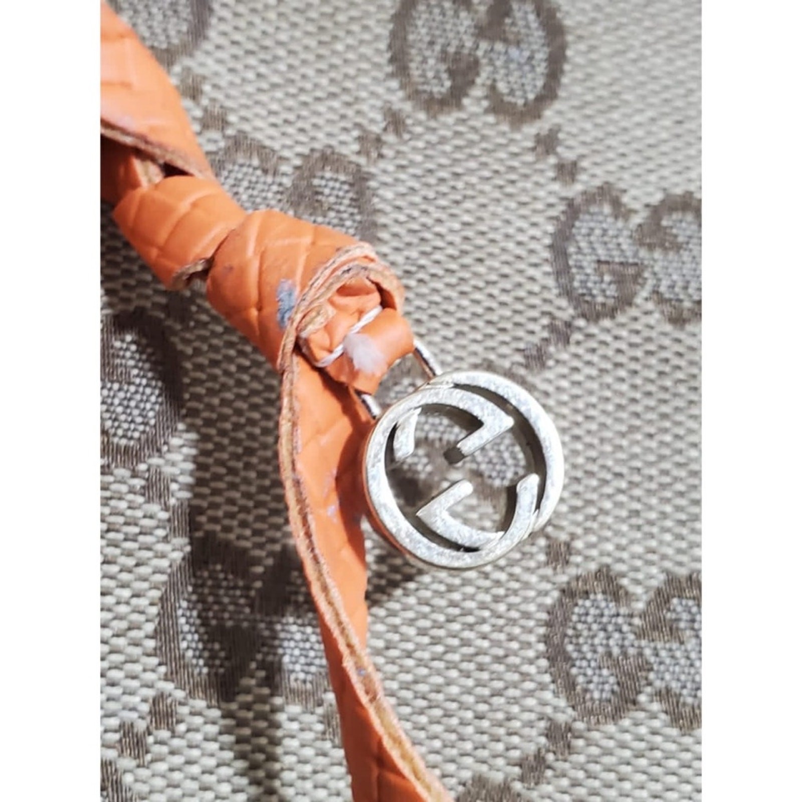 Authentic GUCCI Monogram Medium Bree Zippered Sho… - image 9