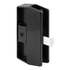 -Line A 180 Black Snap-In Sliding Screen Door Latch and Pull, Academy (Single...