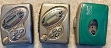 PARTS OR REPAIR - LOT of 3 Walkman Sony WM-FX281  Lenoxx Sound 820m model music