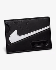 NEW NIKE ICON AIR MAX 90 CARD WALLET SLIM ID BLACK/WHITE N1009740-076 ONE SIZE