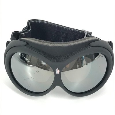 MONCLER glasses eyewear Logo Goggles Ski Snowboard Sports sunglasses Black