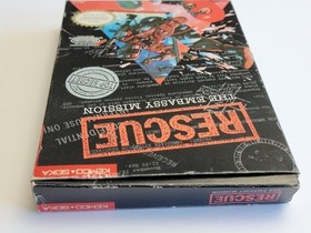 Rescue - The Embassy Mission (NES, 1989) Nintendo Complete CIB Authentic Tested
