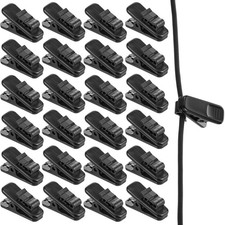 24 Pack 1 Inch Length Small Earphone Wire Clip, Headset Cable Clips Headphone...