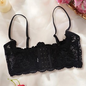 Underwear Open Nipple Sexy Lingerie Intimates Women Lace Half Cup Bra NEW