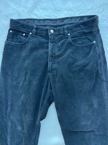 Pantalones Ermenegildo Zegna Para Hombre Talla 36x32 Negro Pana Pierna Recta Informales - Imagen 4 de 7
