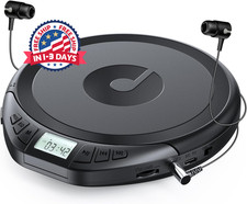 Reproductor de CD personal con soporte para pantalla LCD y auriculares