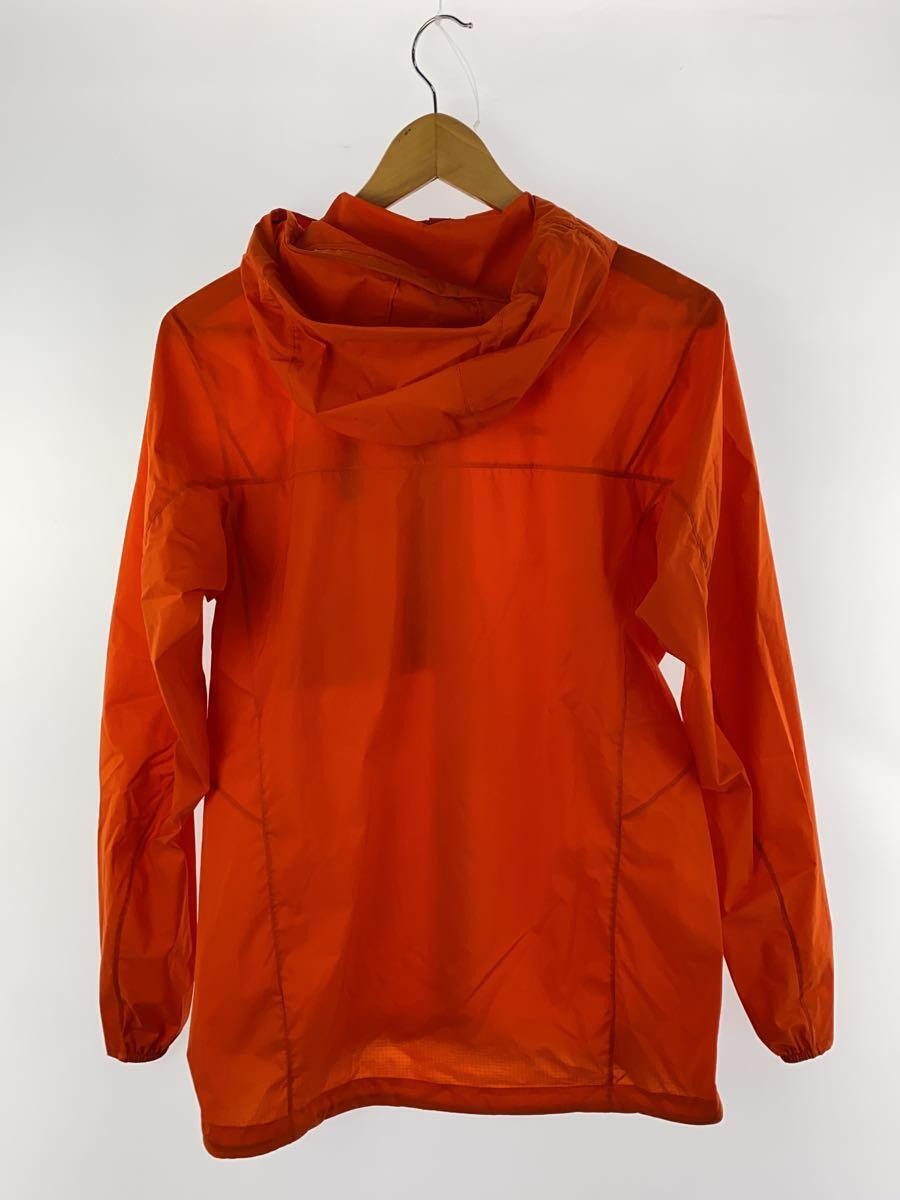 ARC'TERYX Giacca Nylon XS Arancione Tinta Unita Leggera Impermeabile #EG CZA