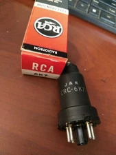 RCA JAN CRC 6K7 Vacuum Tube VT86 Clean Tested GOOD Made USA 2-39