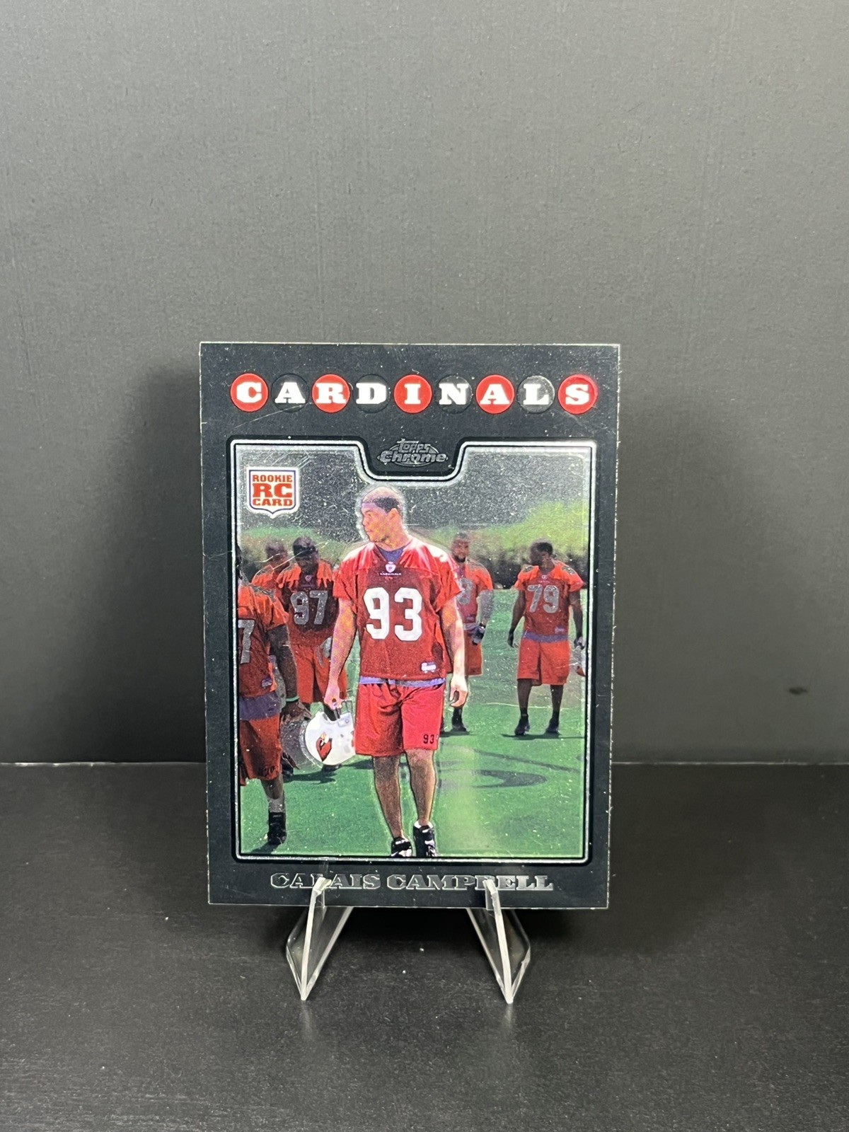 2008 Topps Chrome Calais Campbell (RC) Rookie #TC239 Arizona Cardinals