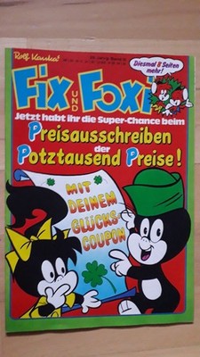 Fix + Foxi 26.Jahrgang Nr.12 von 1978 mit Glücks-Coupons + Tim und Struppi - TOP