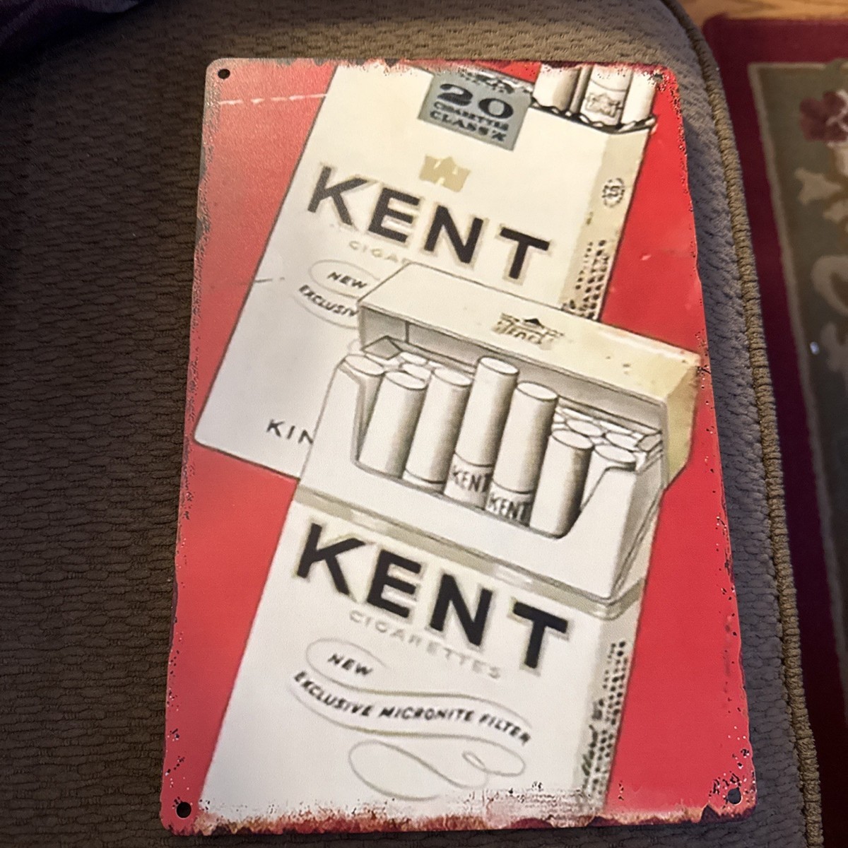 are kent cigarettes still available Vintage KENT Reproduction Cigarettes Vintage Metal Sign 11.8”x7.8”