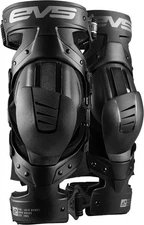 EVS Axis Sport Knee Brace Pair Black/Grey - Medium AXISS-BK/GY-MP