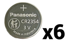 6 SIX PANASONIC CR2354 BULK CR 2354 3V LITHIUM COIN CELL BATTERY EXP 2031