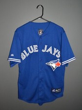 Majestic USA Brett Lawrie #13 Toronto Blue Jays BLUE Home Team Jersey Size S