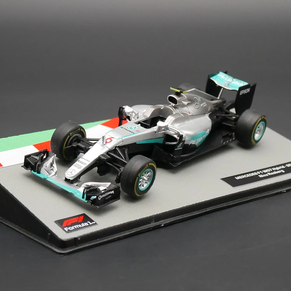 OPO 10 - Voiture Miniature Formule 1 1/43 Compatible avec Mercedes F1 W07  Hybrid - Nico Rosberg - 2016 - FD077