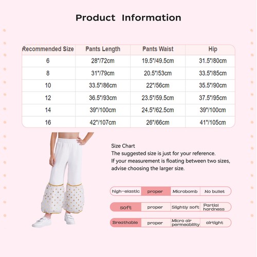 Kids Girls Sweatpants Performance Trousers Cosplay Pants Long Bloomers Arabian - Bild 31 von 44