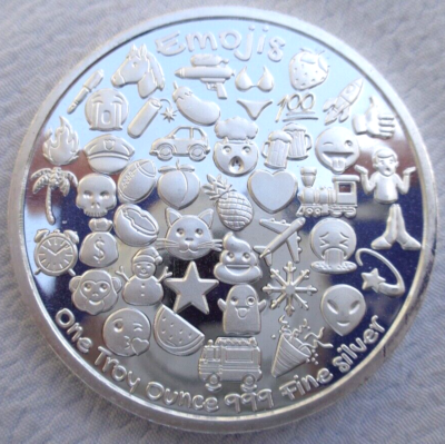 1 oz. Emoji PARTY silver rounds .999 fine silver | eBay