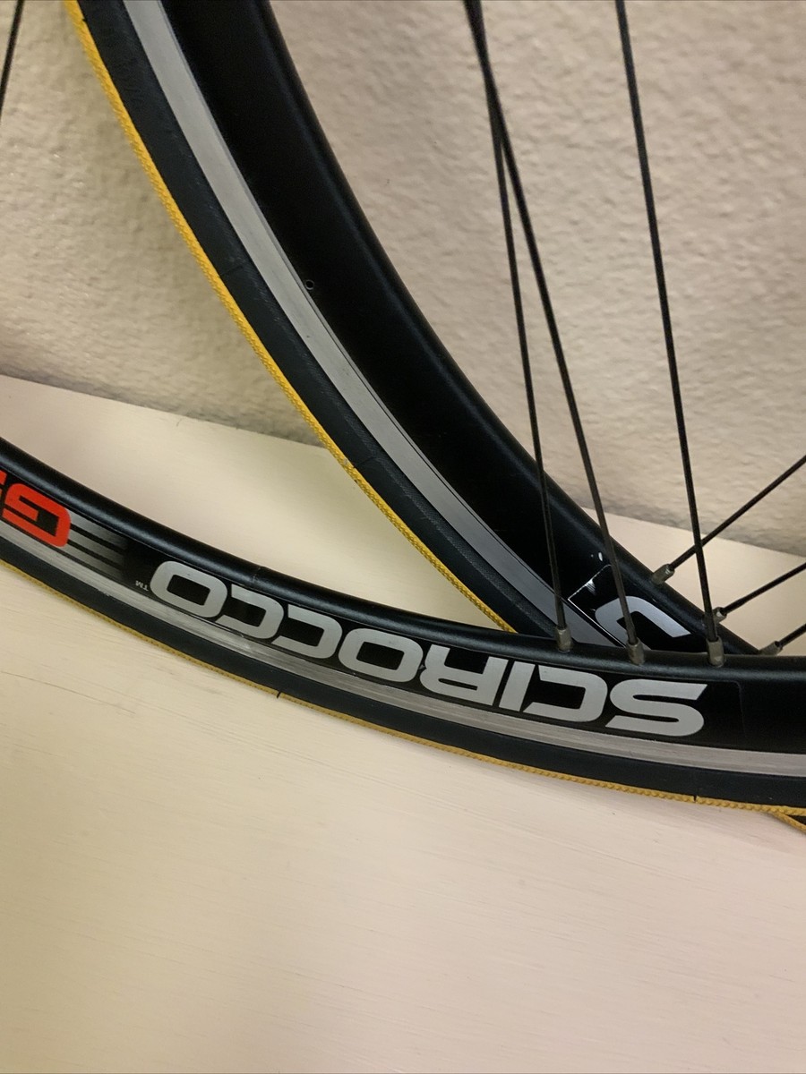 CAMPAGNOLO SCIROCCO G3 WHEELSET 700C CAMPAGNOLO HUBS SHIMANO