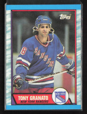 1989-90 Topps #161 Tony Granato New York Rangers Rookie
