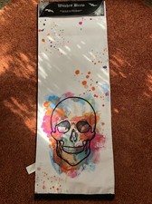 witches brew skull table cloth size 13 X 72