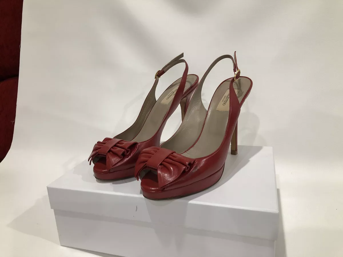 Valentino Garavani Platform Bow Heels - Size 39 / US Size 9 | eBay