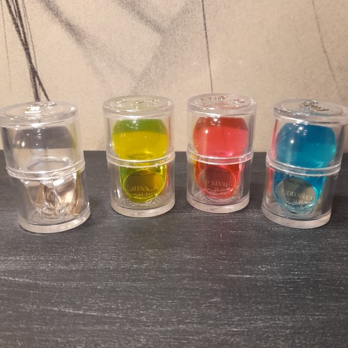 Set 4 Anelli Mir - Carlo Pagani - Giallo fluo', Rosa, Azzurro e Trasparente - Foto 3 di 10