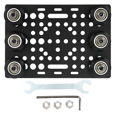 Aluminum Gantry Board Black Anodized 3D Printer Gantry Plate For CNC DEK