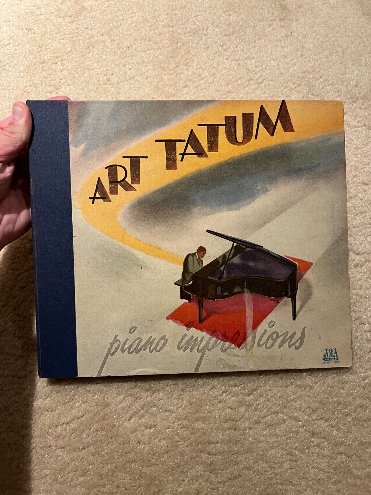 Art Tatum Piano Impressions 4x 78rpm 10" ARA American Recording Artists 1946