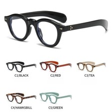 Thick Retro Round Anti Blue Light Reading Glasses Men Women Frame Glasses New