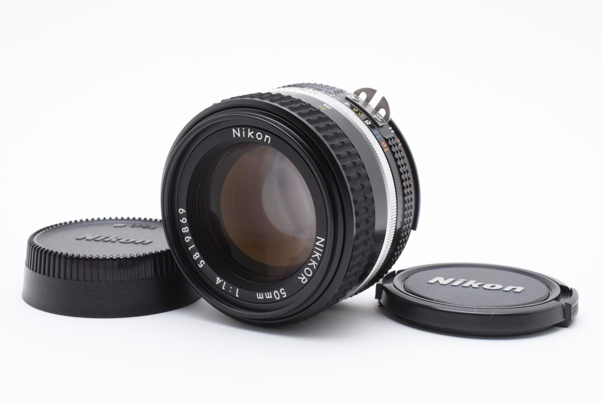 超美品★ニコン Nikon Ai-s NIKKOR 50mmF1.4#18089 Near Mint ++* Nikon Ai-s Nikkor 50mm F/1.4 Standard Lens