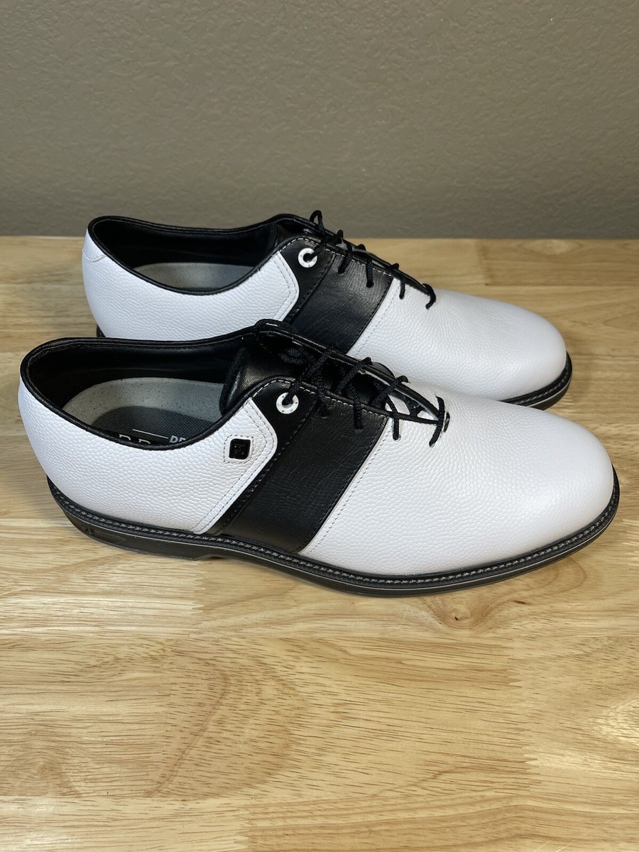 NEW FootJoy Dryjoys Premiere Series White Mens 9.5 MSRP $220