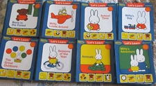 rare HTF 8 Miffy & Friends Let's Learn Preschool Work Book reading counting