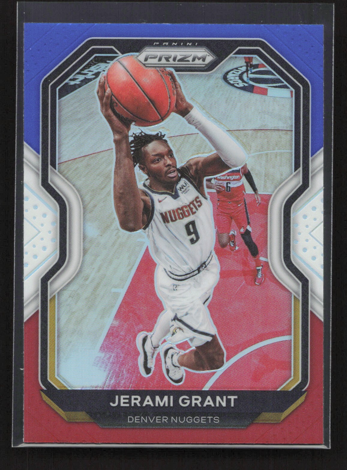 2020-21 Panini Prizm Red White Blue Prizm Jerami Grant #143 Denver Nuggets