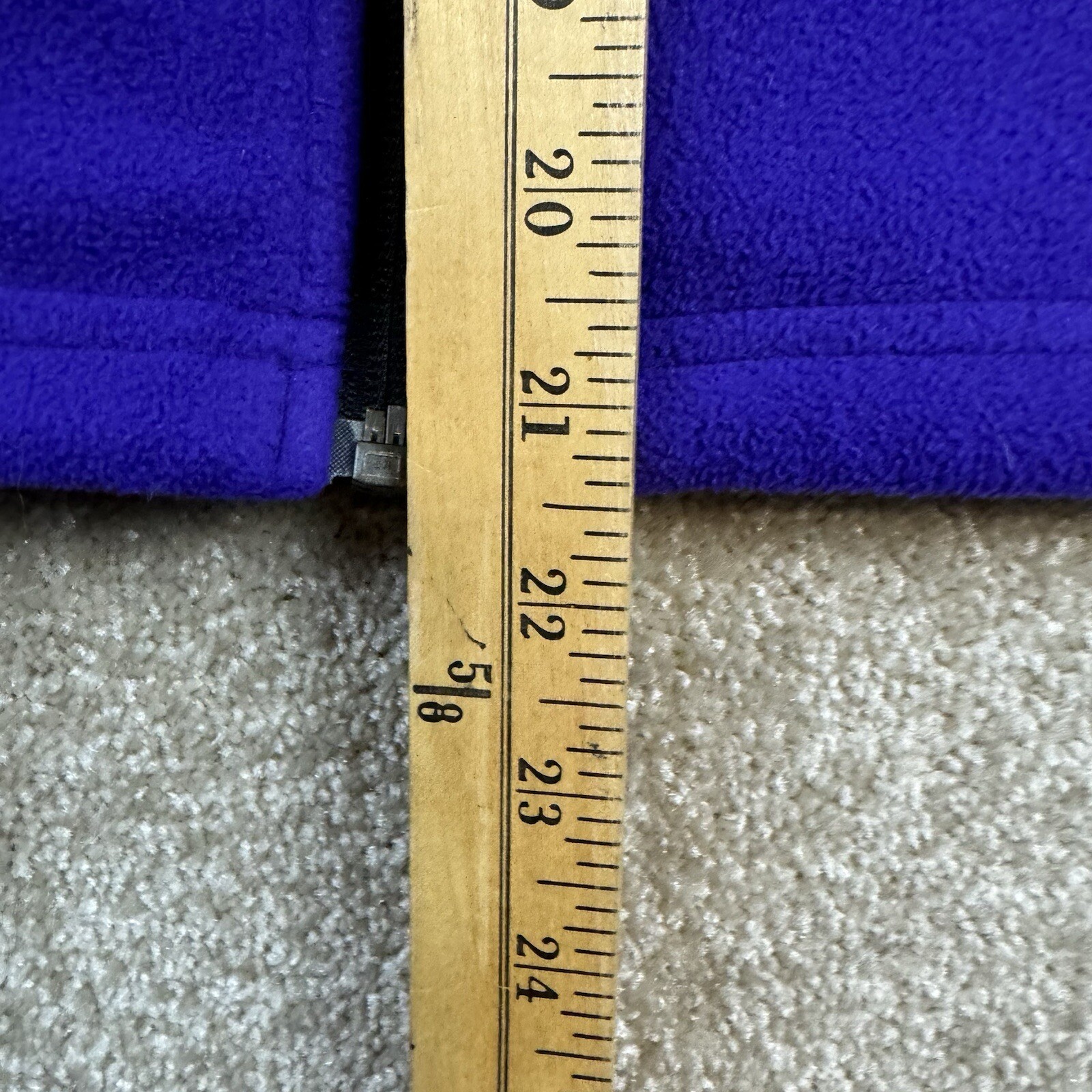 Columbia Fleece Full Zip Basic Jacket Purple/Blac… - image 10