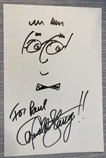ARNOLD STANG ORIGINAL DRAWING Hand Signed Autographed 7 X 10 W/COA