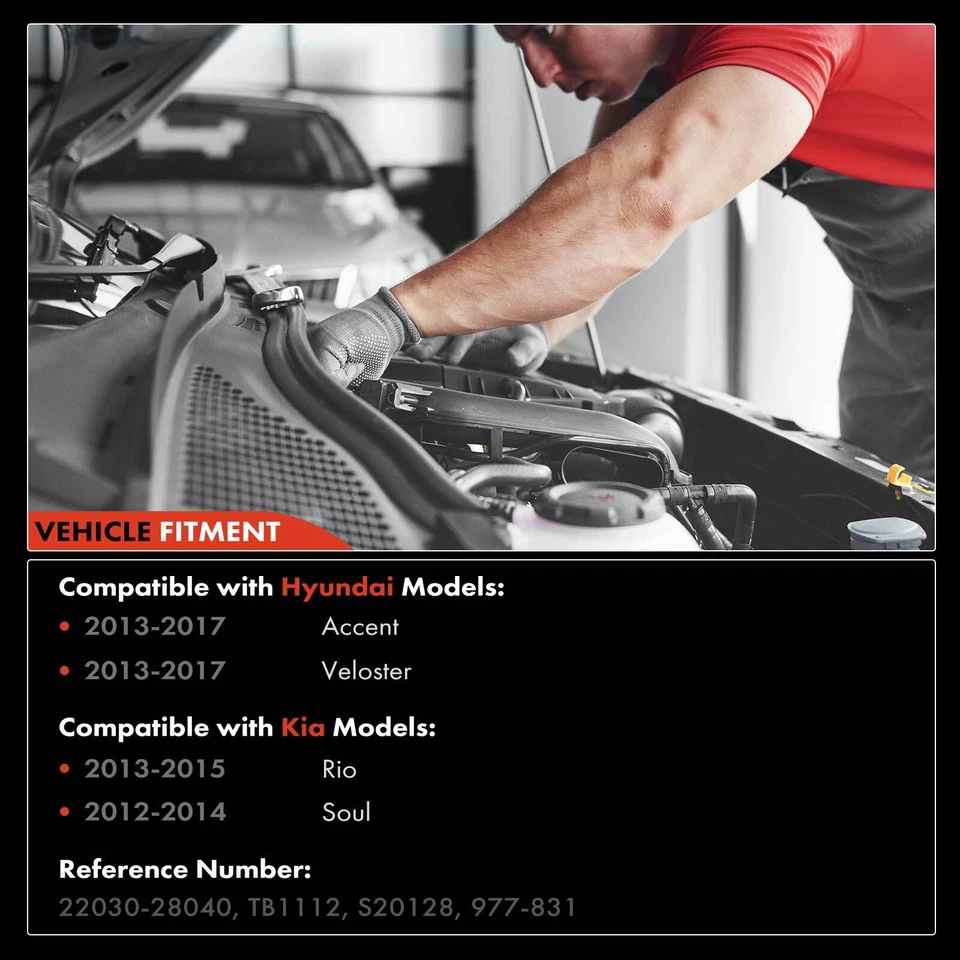 Стартерный двигатель для Hyundai Accent 2013-2017 Kia Rio Soul L4 1,6 л 0,9 кВт 10 Т CW - Изображение 3 из 4