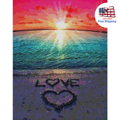 Painting Embroidery Cross Craft Stitch Pictures Arts Kit Mural 5D Diamond Animal