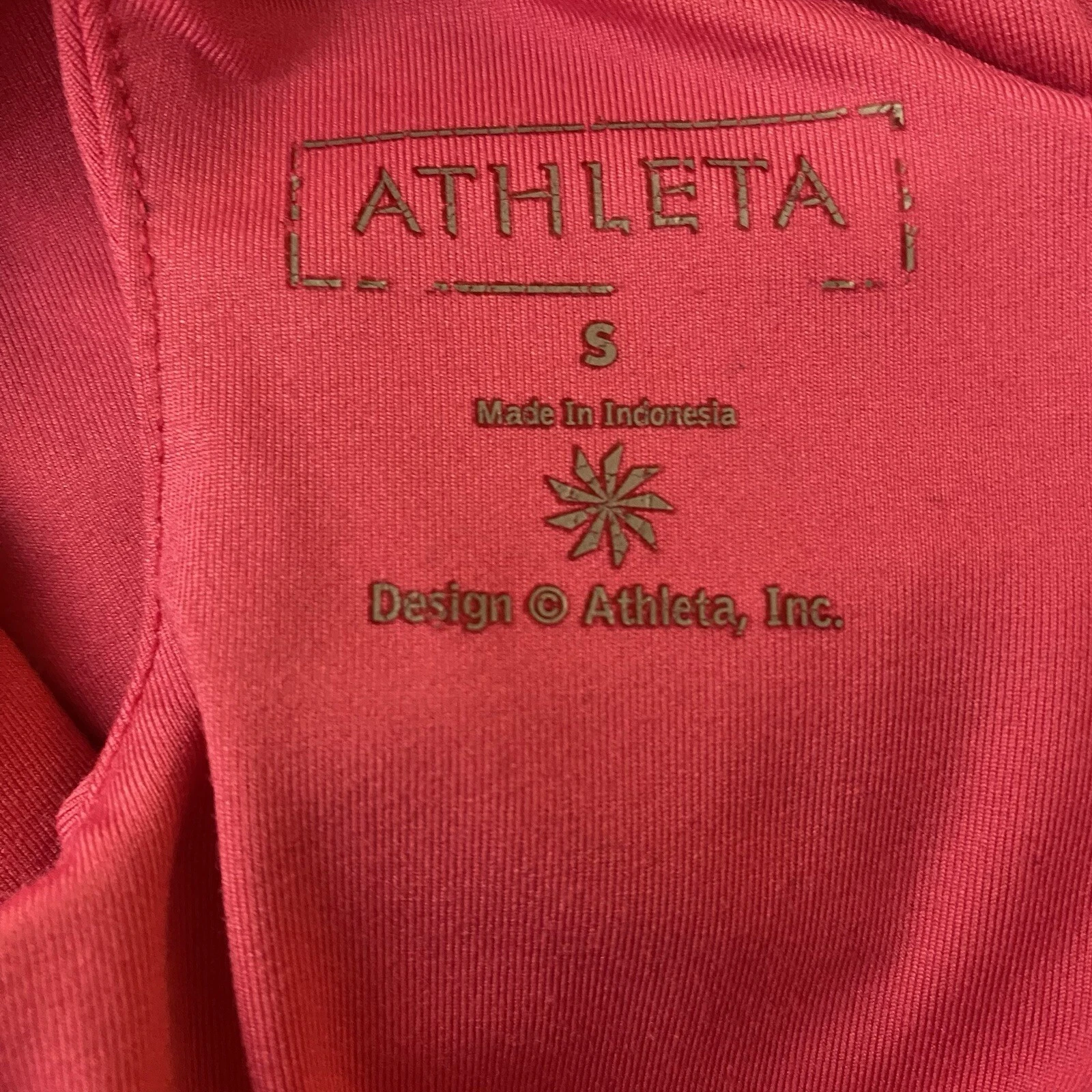 VETEMENTS Abito Tennis Athleta Rosa Senza Maniche Racerback Asciugatura Rapida Consapevole Taglia S