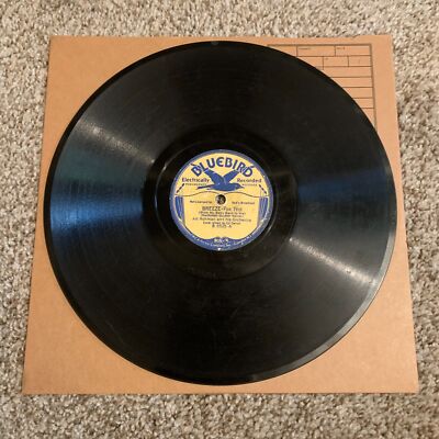 78 RPM Record Art Rohman Wish I Were Twins Jazz Dance Band 1934